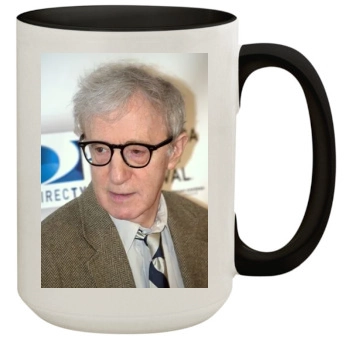Woody Allen 15oz Colored Inner & Handle Mug