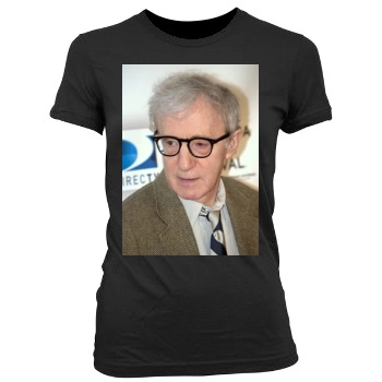 Woody Allen Women's Junior Cut Crewneck T-Shirt