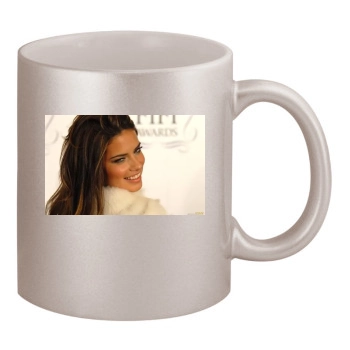 Adriana Lima 11oz Metallic Silver Mug