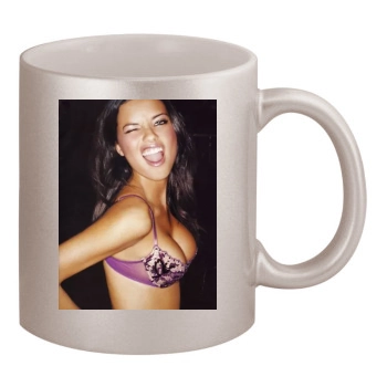 Adriana Lima 11oz Metallic Silver Mug