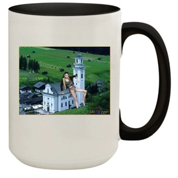 Adriana Lima 15oz Colored Inner & Handle Mug