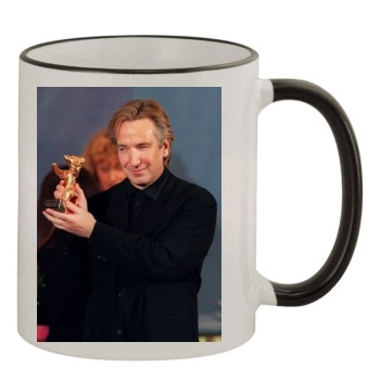 Alan Rickman 11oz Colored Rim & Handle Mug