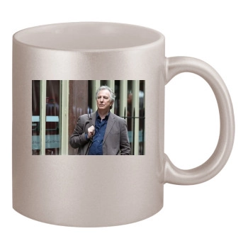 Alan Rickman 11oz Metallic Silver Mug