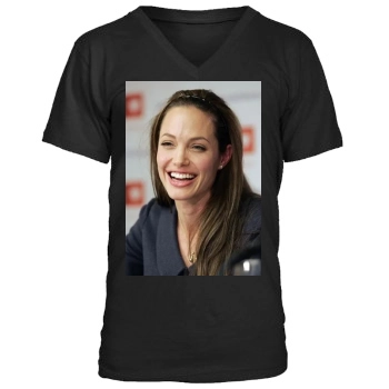 Angelina Jolie Men's V-Neck T-Shirt