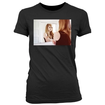 Avril Lavigne Women's Junior Cut Crewneck T-Shirt