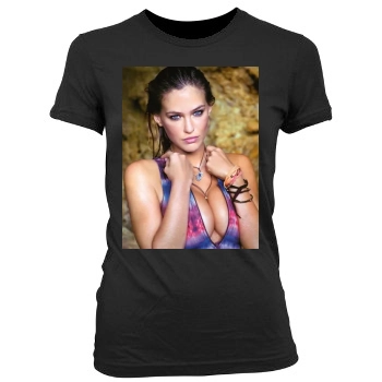 Bar Refaeli Women's Junior Cut Crewneck T-Shirt