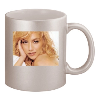 Brittany Murphy 11oz Metallic Silver Mug