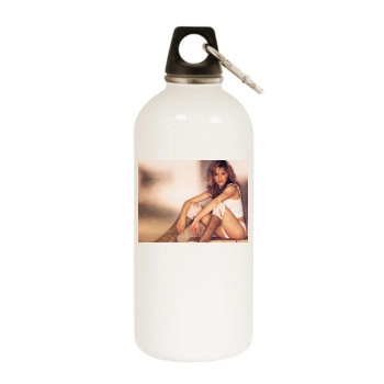 Brittany Murphy White Water Bottle With Carabiner