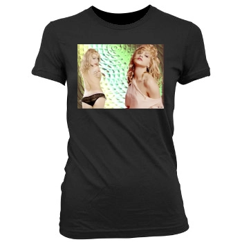 Brittany Murphy Women's Junior Cut Crewneck T-Shirt