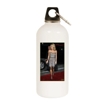 Carrie Underwood White Water Bottle With Carabiner