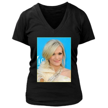 Carrie Underwood Women's Deep V-Neck TShirt