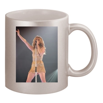 Celine Dion 11oz Metallic Silver Mug