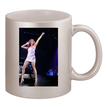 Celine Dion 11oz Metallic Silver Mug