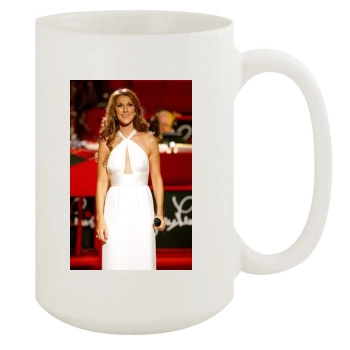 Celine Dion 15oz White Mug