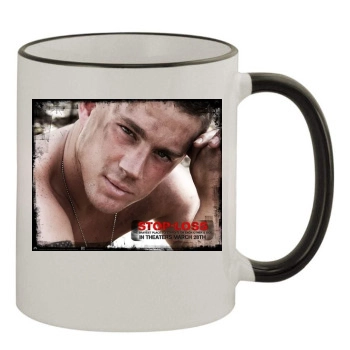 Channing Tatum 11oz Colored Rim & Handle Mug