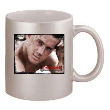 Channing Tatum 11oz Metallic Silver Mug