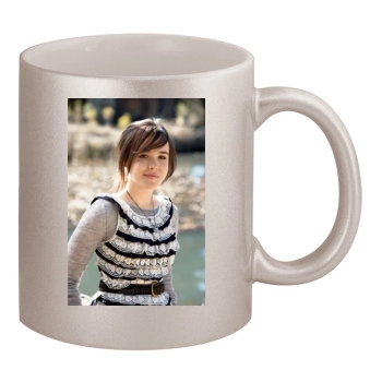 Ellen Page 11oz Metallic Silver Mug