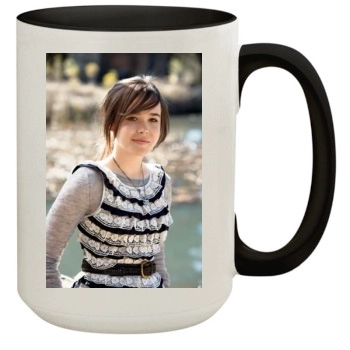 Ellen Page 15oz Colored Inner & Handle Mug