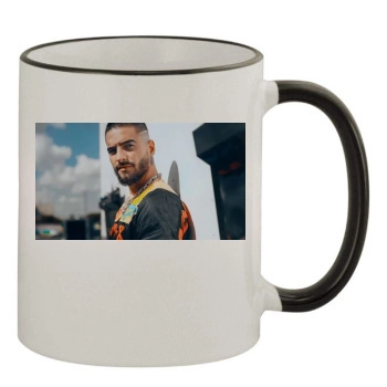 Maluma 11oz Colored Rim & Handle Mug