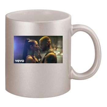 Maluma 11oz Metallic Silver Mug