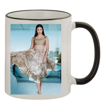 Adriana Lima 11oz Colored Rim & Handle Mug