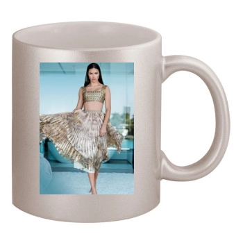 Adriana Lima 11oz Metallic Silver Mug