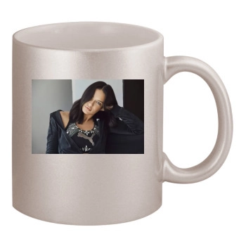 Adriana Lima 11oz Metallic Silver Mug