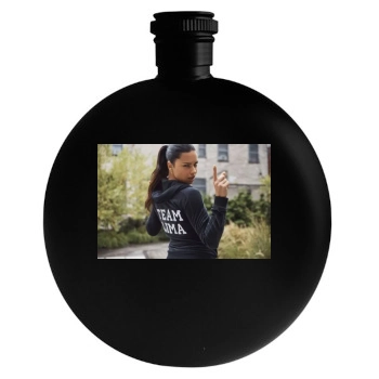 Adriana Lima Round Flask