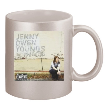 Jenny Owen Youngs 11oz Metallic Silver Mug