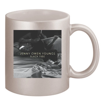 Jenny Owen Youngs 11oz Metallic Silver Mug