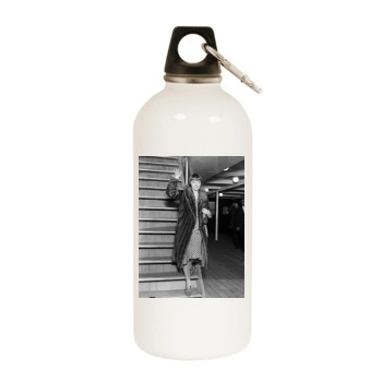 Jenny Owen Youngs White Water Bottle With Carabiner