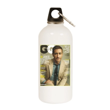 Jake Gyllenhaal White Water Bottle With Carabiner