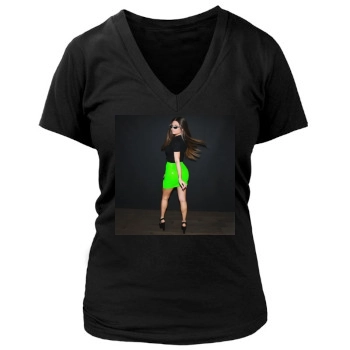 Chanel West Coast Women's Deep V-Neck TShirt