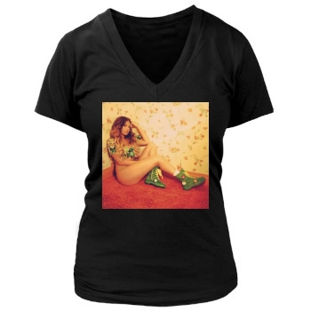 Chanel West Coast Women's Deep V-Neck TShirt