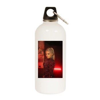 Chanel West Coast White Water Bottle With Carabiner