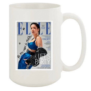 Halsey 15oz White Mug