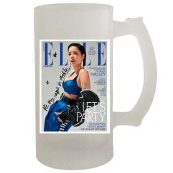 Halsey 16oz Frosted Beer Stein