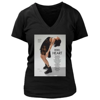 Halsey Women's Deep V-Neck TShirt