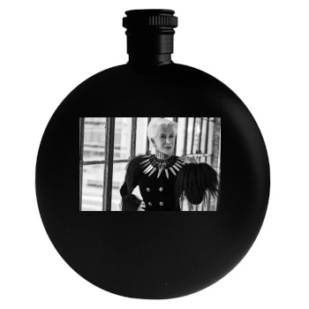 Helen Mirren Round Flask