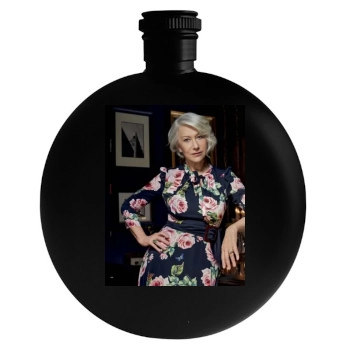 Helen Mirren Round Flask