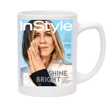 Jennifer Aniston 14oz White Statesman Mug