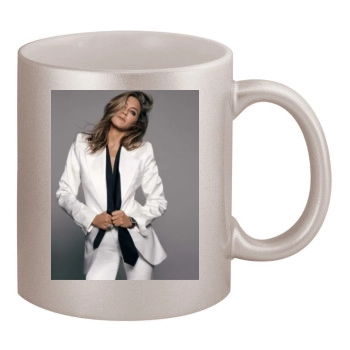 Jennifer Aniston 11oz Metallic Silver Mug