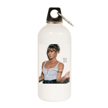 Jennifer Aniston White Water Bottle With Carabiner