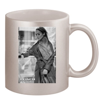 Jennifer Lopez 11oz Metallic Silver Mug