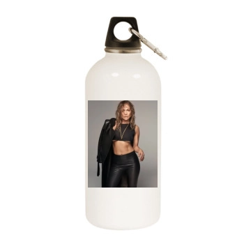 Jennifer Lopez White Water Bottle With Carabiner