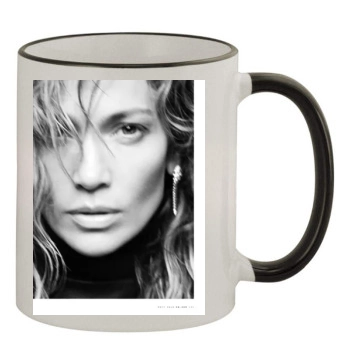 Jennifer Lopez 11oz Colored Rim & Handle Mug