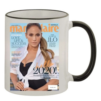 Jennifer Lopez 11oz Colored Rim & Handle Mug