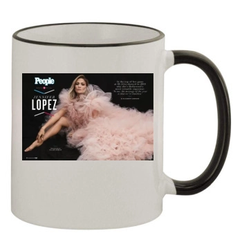 Jennifer Lopez 11oz Colored Rim & Handle Mug