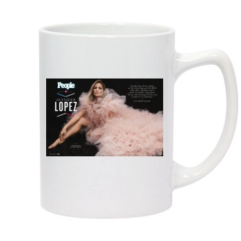 Jennifer Lopez 14oz White Statesman Mug