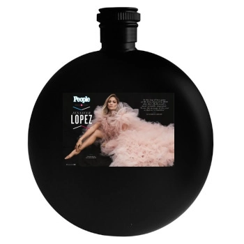 Jennifer Lopez Round Flask